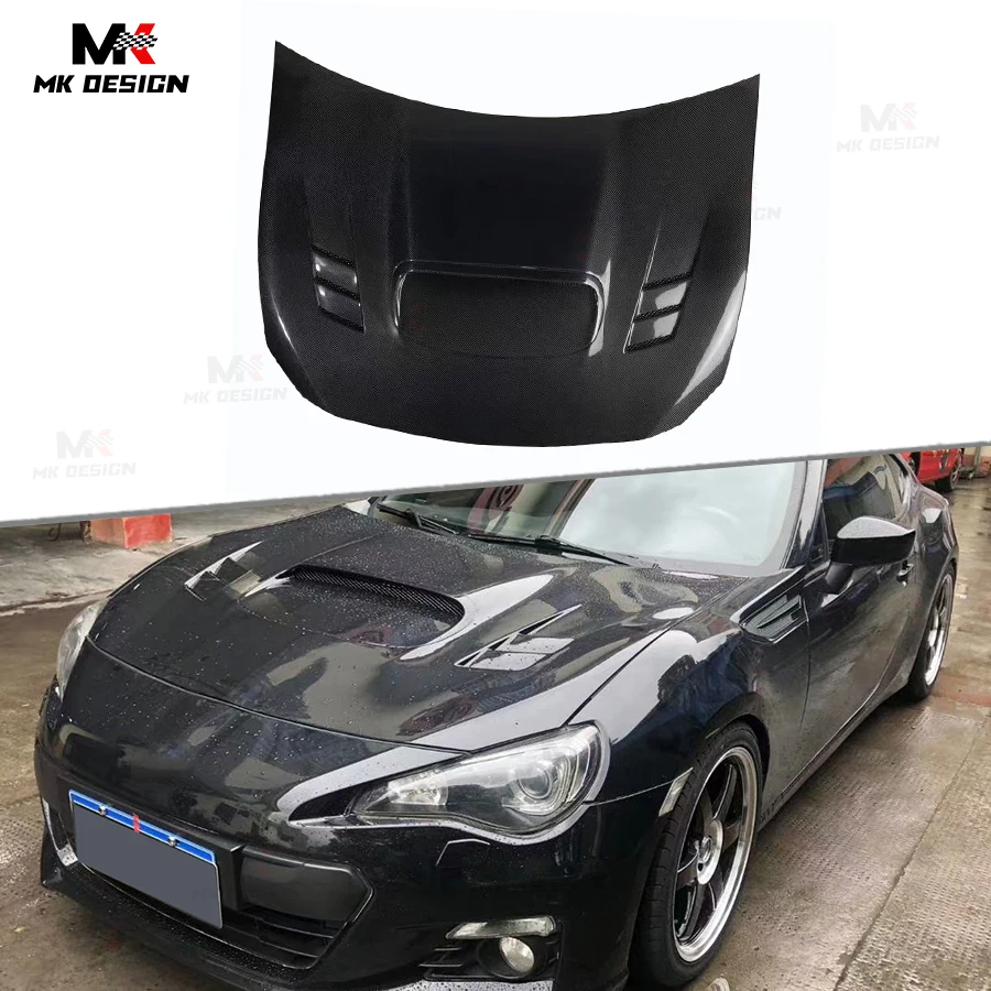 

Carbon Fiber WR Style Front Engine Bonnet Hood Replacement for Toyota GT86 Subaru BRZ 2012-2019 Front Hood Body Kits