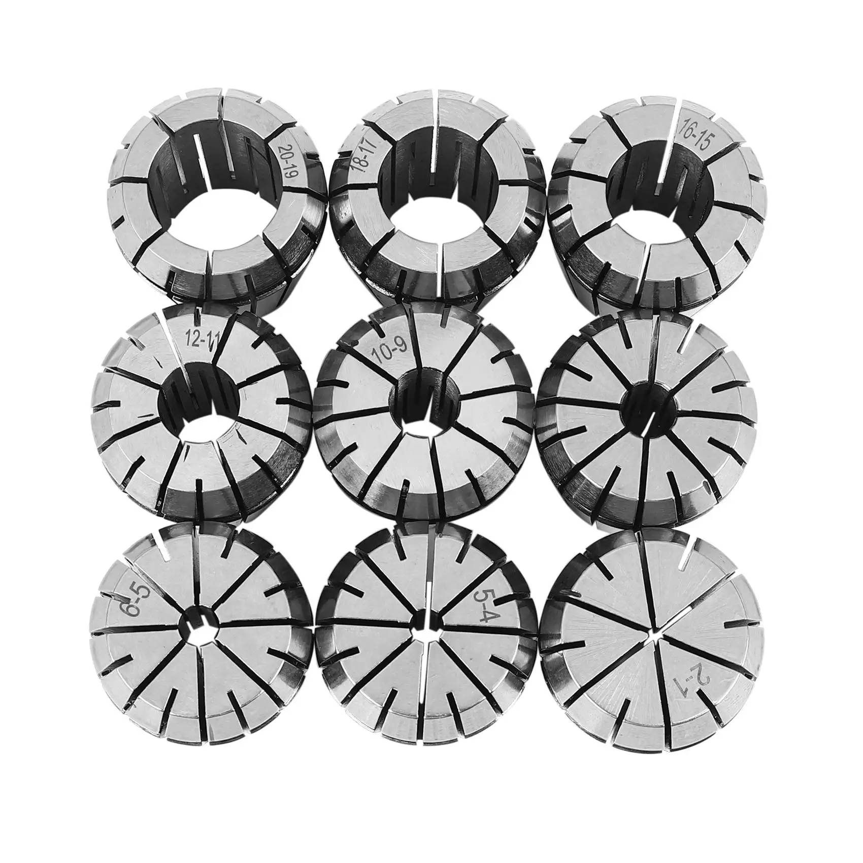 [A93Z!】 10Pcs ER32 Spring Collets Set 2/4/6/8/10/12/16/18/20Mm + MT3 ER32 Collet Chuck Morse Taper Holder