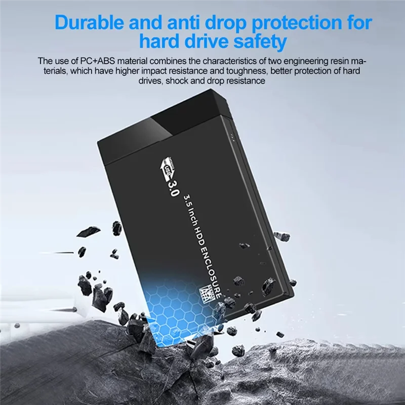 

3.5 2.5 Inch Universal HDD Case SATA To USB 3.0 Adapter 5Gbps External Hard Disk Enclosure Storage Drive Case