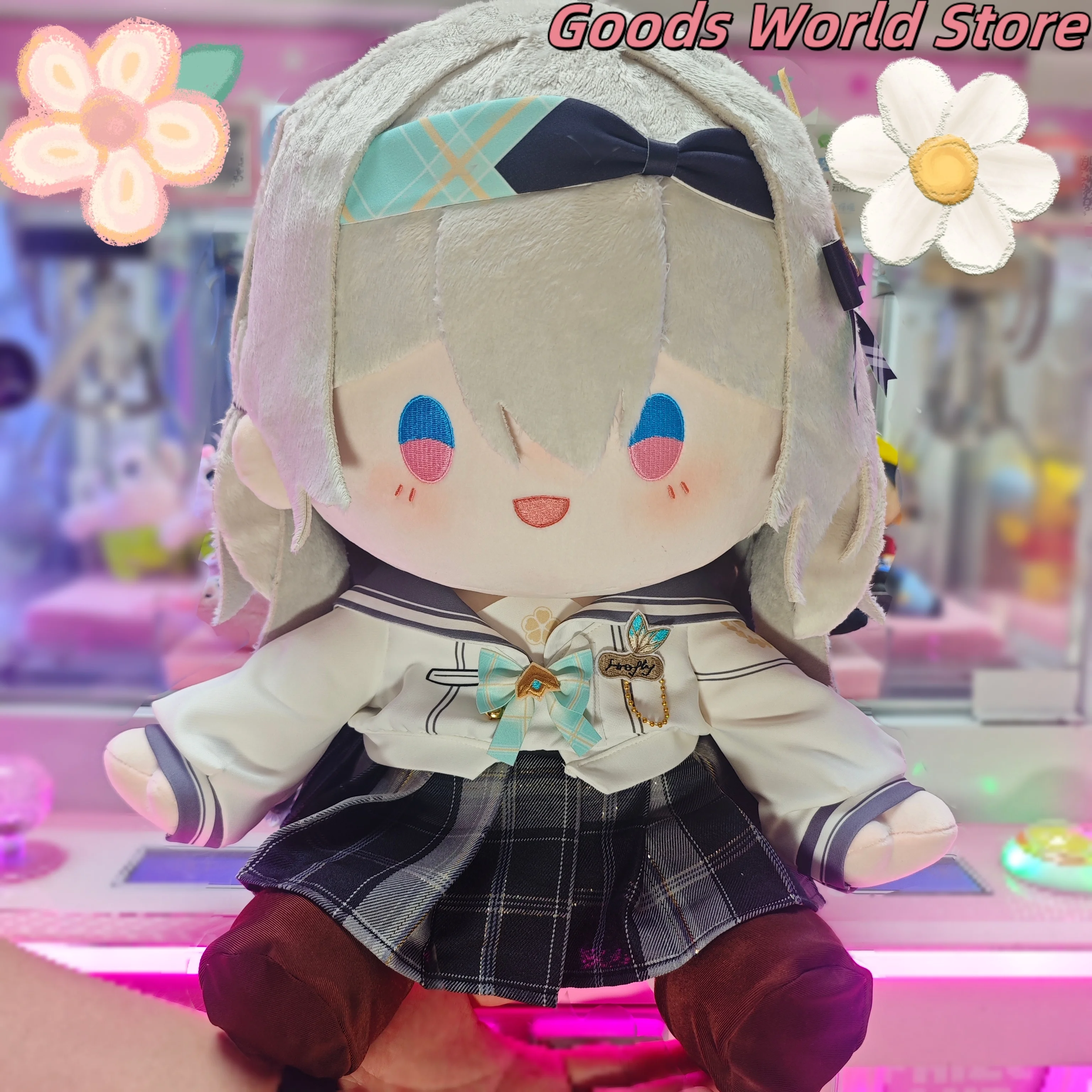 Tersedia Firefly 40Cm Model Postur Duduk Ornamen Mihoyo Game Honkai Star Rail Firefly Kostum Cosplay Anime Hadiah Halloween
