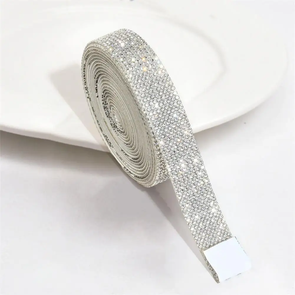 Self-adhesive Rhinestone Ribbon Sparkling Self-adhesive Rhinestone Tape Diy Crafts Gift Wrapping Party Decoration Supplies Great