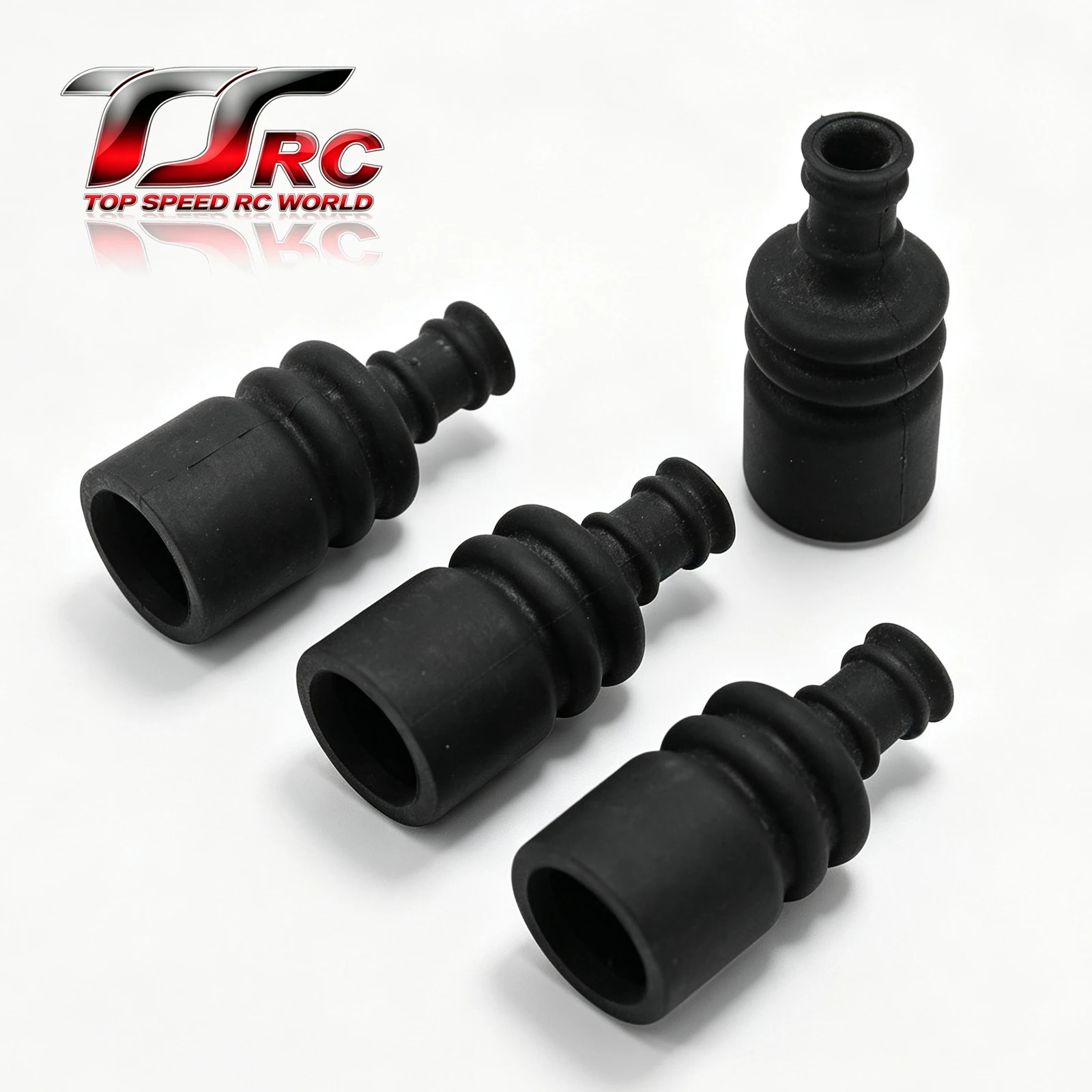 

TSRW 4Pcs 1/5 RC Axle Boot CVD Drive Shaft Rubber Dust Cover for FS Racing FG Rovan BM Truck