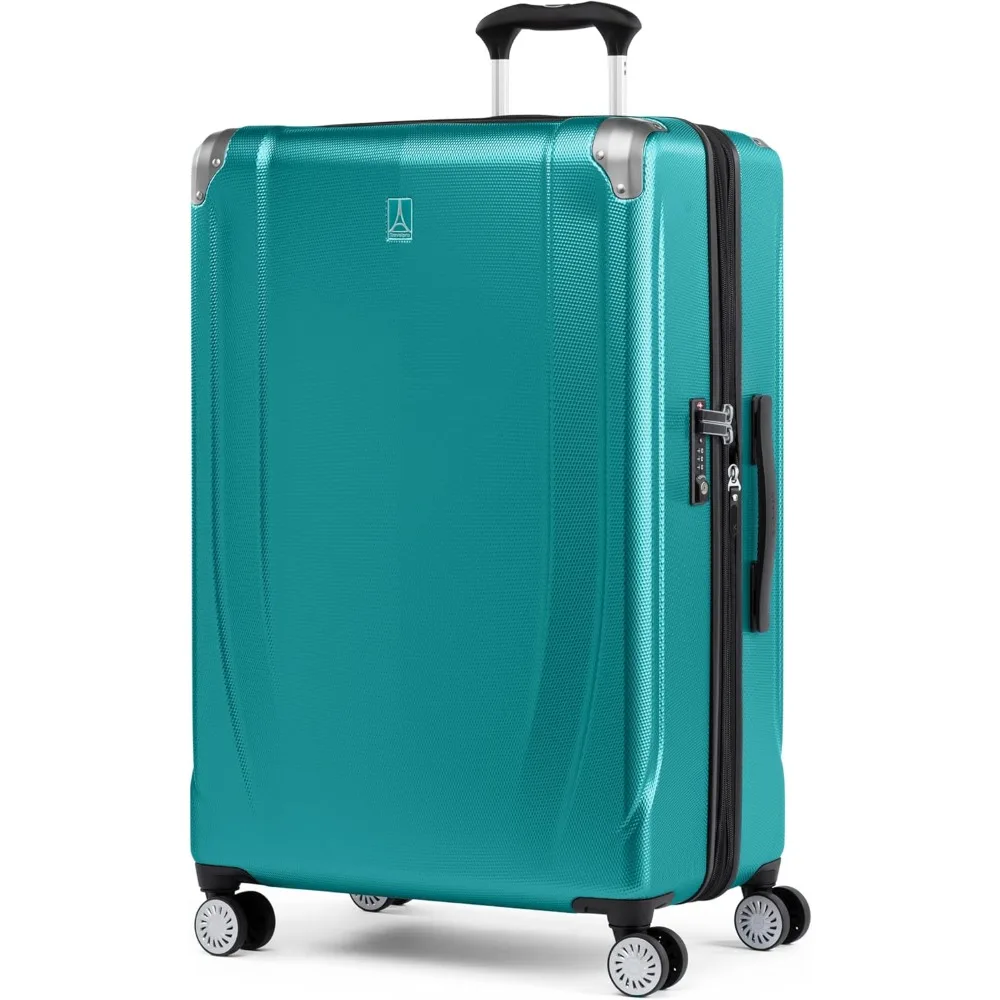 Lightweight Expandable Hard Shell Spinner Luggage, 8 Wheels, Large 28 Inch Suitcase for Checked Kaya Travel