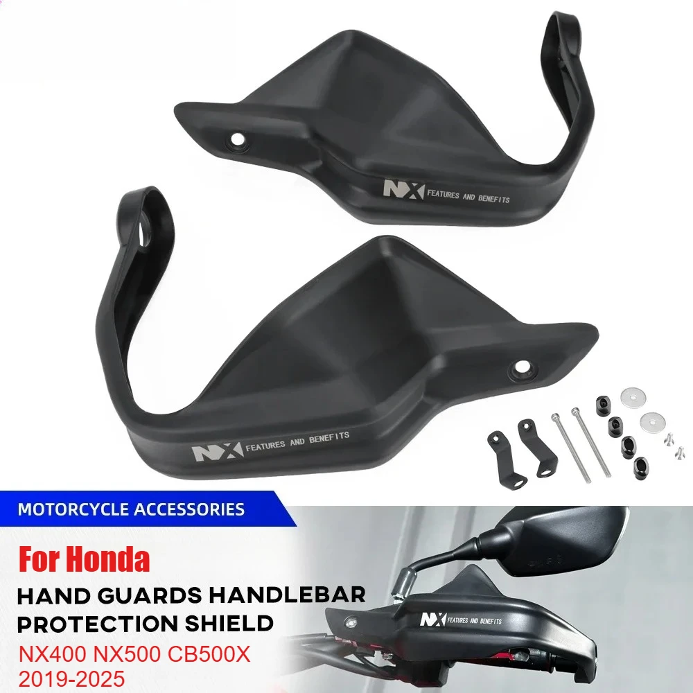

2025 Handlebar Windshield For Honda NX400 NX500 CB500X NX CB 400 500 Handguard Hand Guard Wind Deflector Handle Lever Protector
