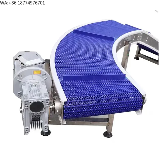 Custom Modular Belt Conveyor Speed Adjustable  Plastic Modular Belt  Conveyor System for Auto Parts Assembly Line