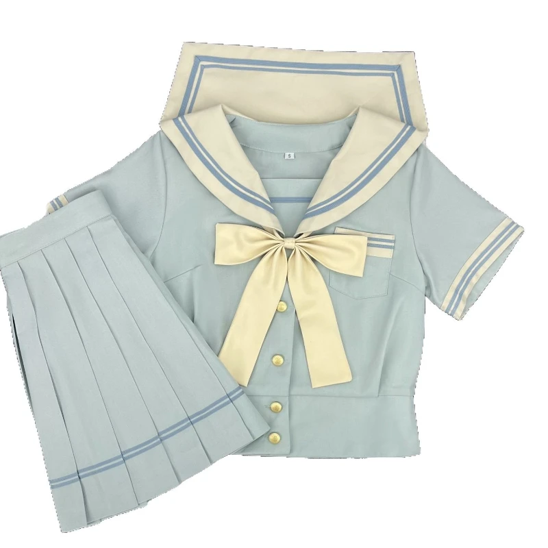 Uniformi JK giapponesi alla moda e confortevoli Uniformi scolastiche Stile Qingxin Ortodosso Marinaio originale Abito dolce e versatile