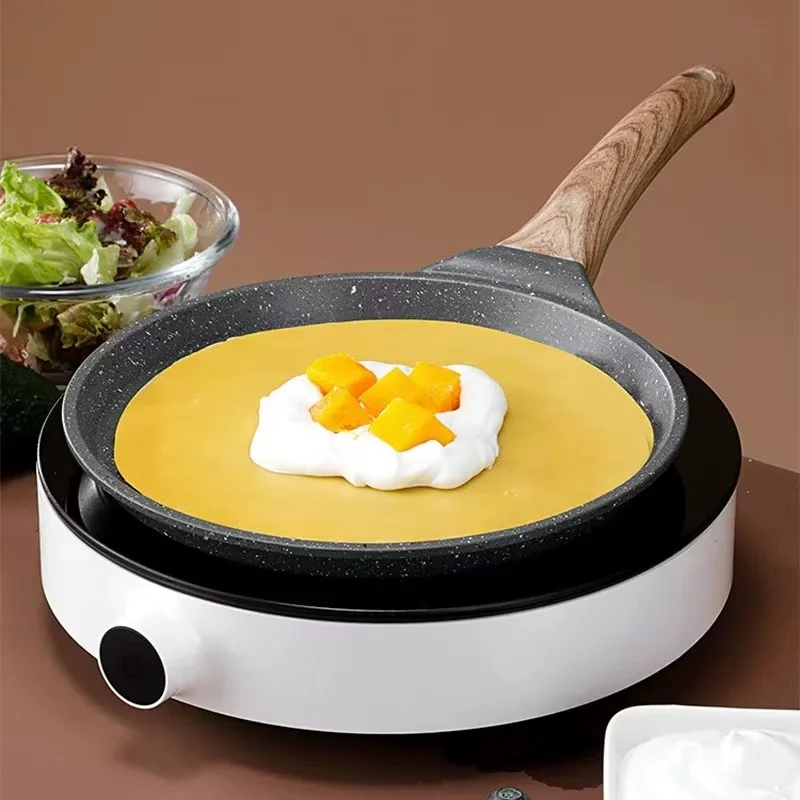 Non Stick Thousand Layer Pizza Baking Tray Steak Pancake Kitchen Electric Stove Gas Stove Universal Frying Pan Flat Bottomed Pan