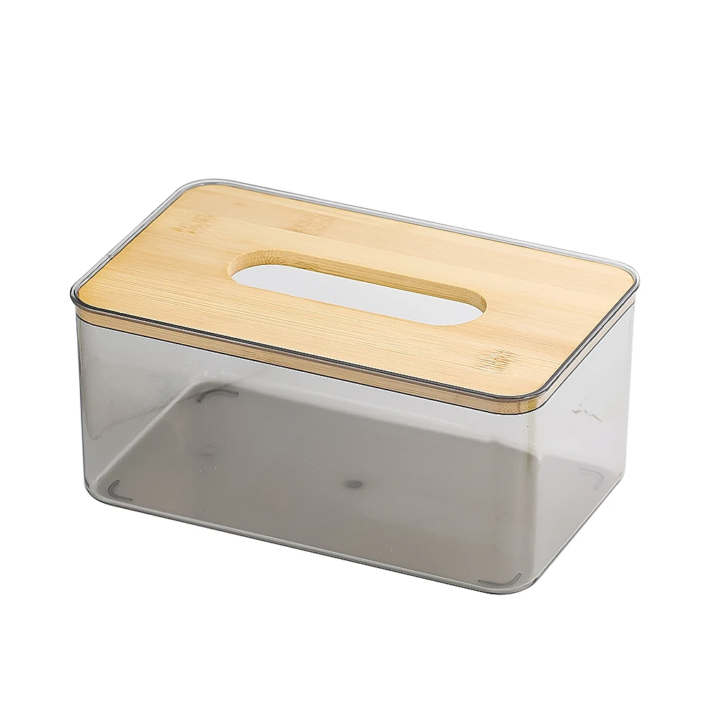 Modern Simple Translucent Tissue Box Creative Napkin Storage Box Home Bedding Supplies Storage Containers Cosas Para El Hogar