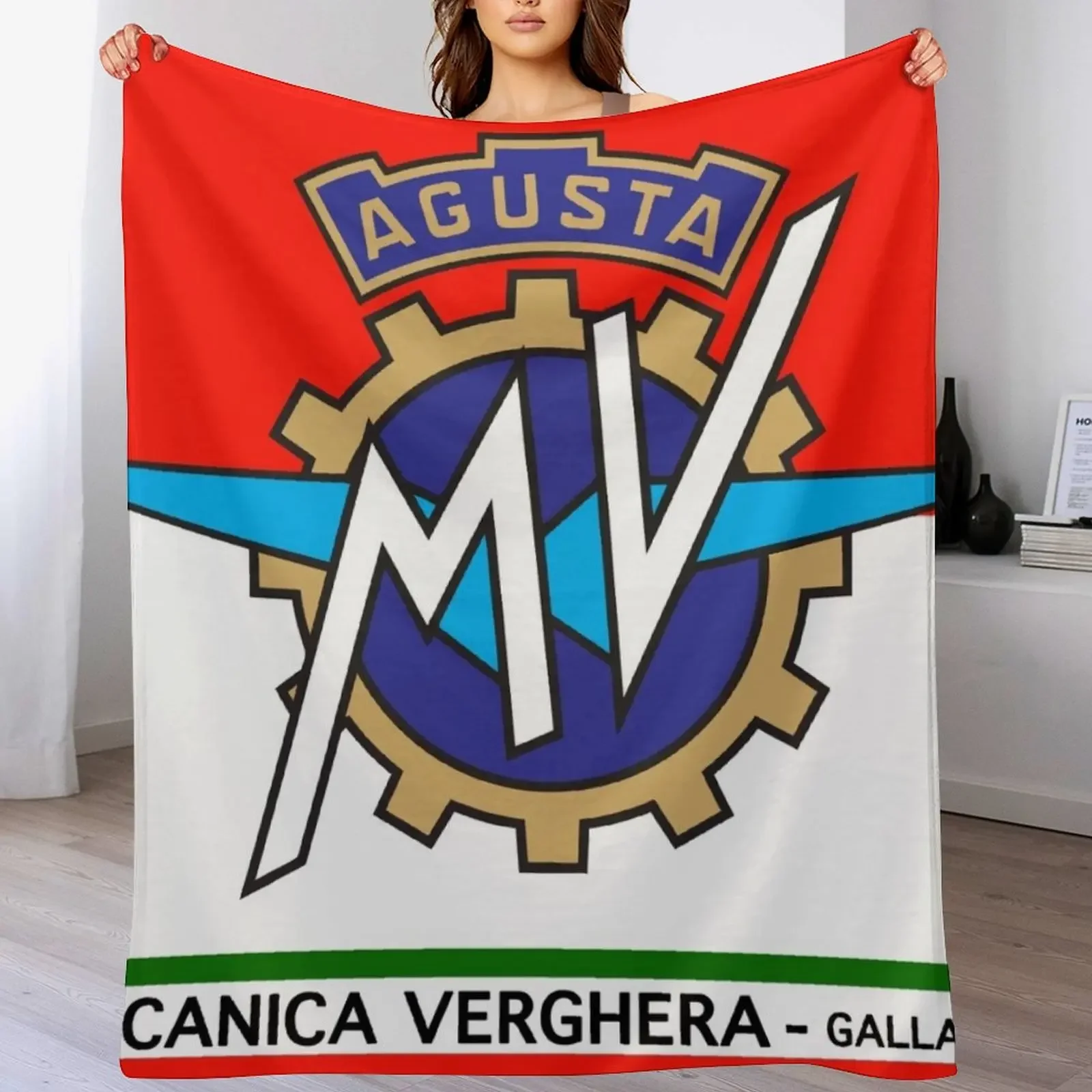 

MV AGUSTA Throw Blanket Nap For Sofa Thin warm for winter Soft Beds Blankets