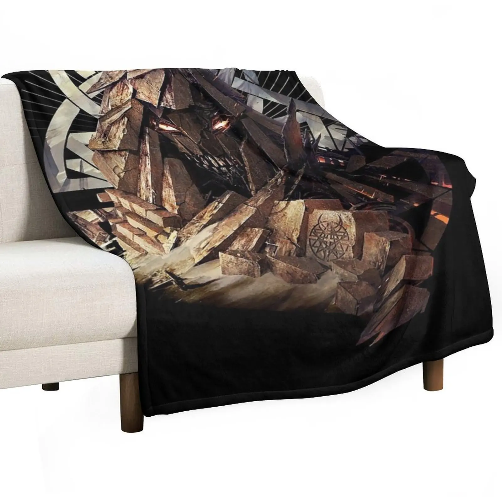 Disturbed Throw Blanket Comforter warm winter Multi-Purpose Summer Soft Beds Nap Blankets