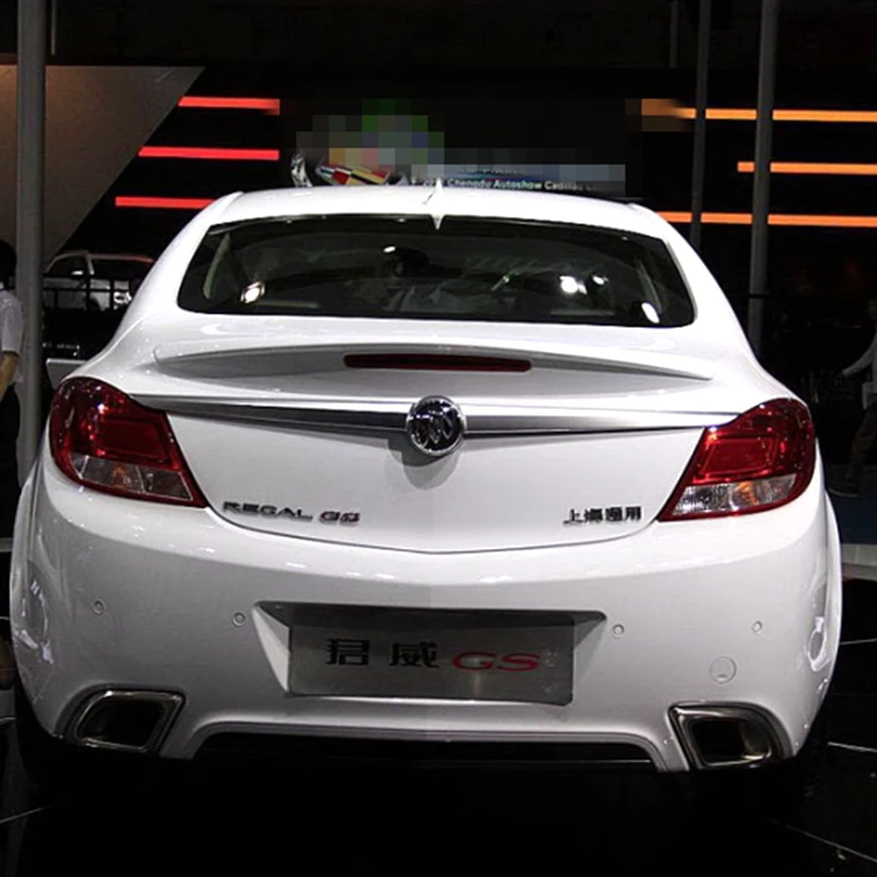 For Buick Regal GS Opel Insignia 2009-2015 Car Styling ABS Plastic Unpainted Color Rear Trunk Wing Boot Lip Roof Spoiler