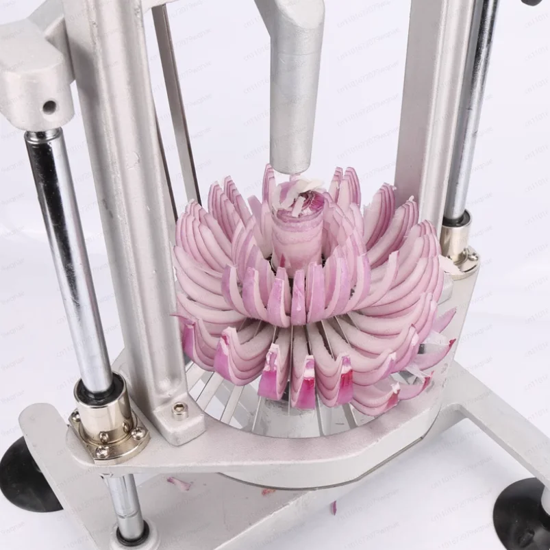 Onion Blossom Maker Cutter - Onion Flower Processor Machine for Easy Blooming Onion Preparation & Cutting