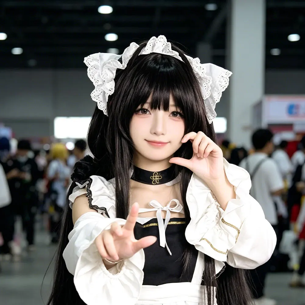 azur-lane-chang-feng-cosplay-wig-hsiu-95cm-black-long-hair-heat-resistant-synthetic-hair-game-cosplay-wig
