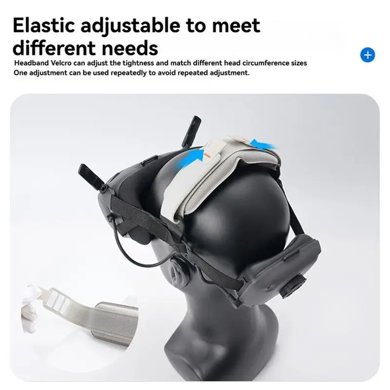 Y44A Auxiliary Headband for DJI Neo Goggles N3 Lighten Burden Fixed Strap Drone Flying Glasses Accessories