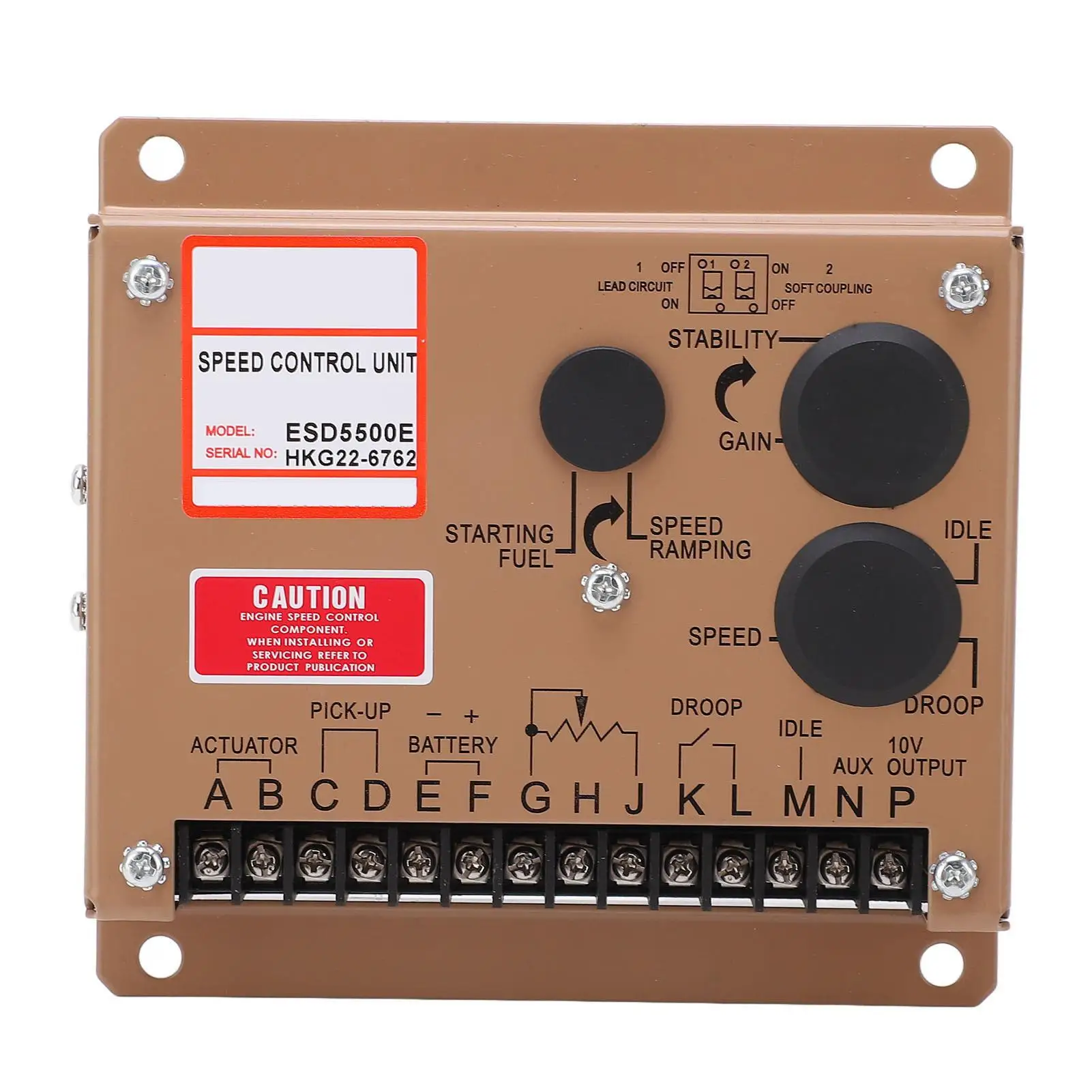 

Electronic Governor Generator Controller Easy Install Closed Design 12V 24VDC Aluminum Alloy for diesel Engines