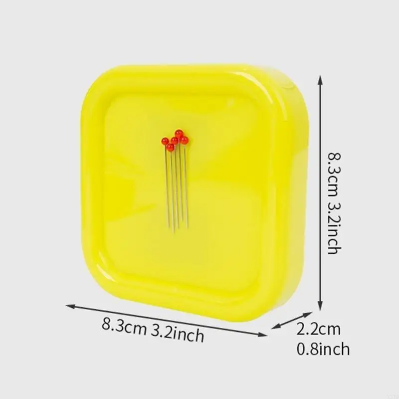Porta cucitura magnetica Porta stoccaggio Organizzatori ago portatile per perno cucito