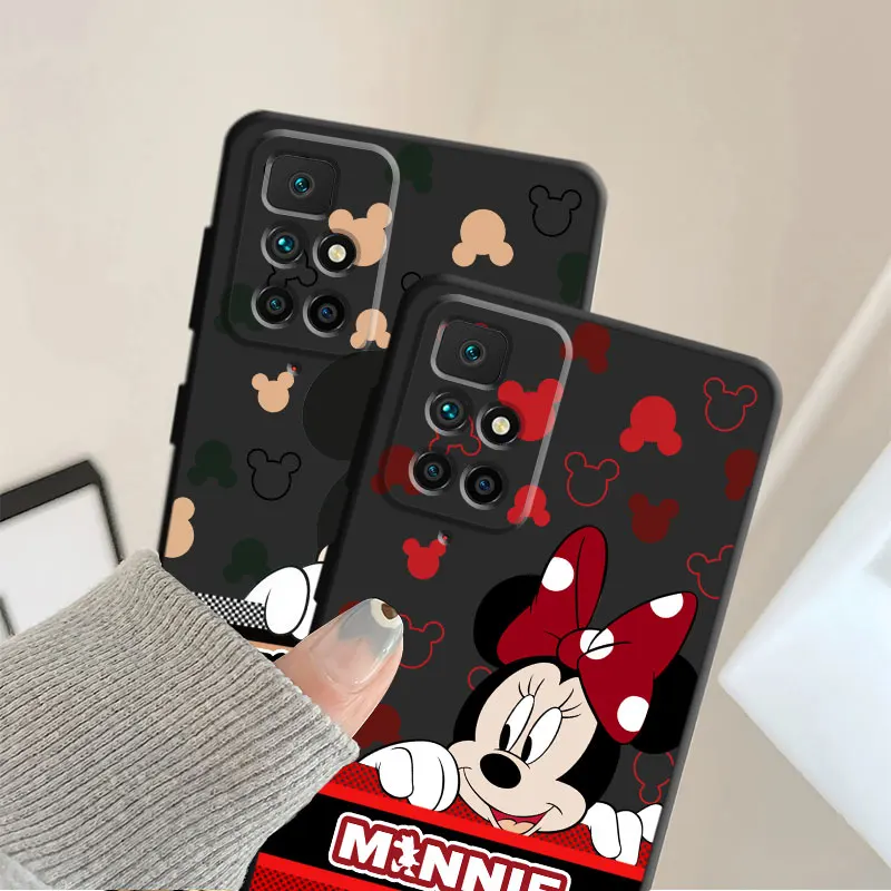 Custodia per telefono Mickey Minnie Mouse per Xiaomi Redmi Note 9S 8T 11 S 9 8 7 10 Lite 10S 11 Pro 11T 5G 4G Note11 Silicone Coque Soft