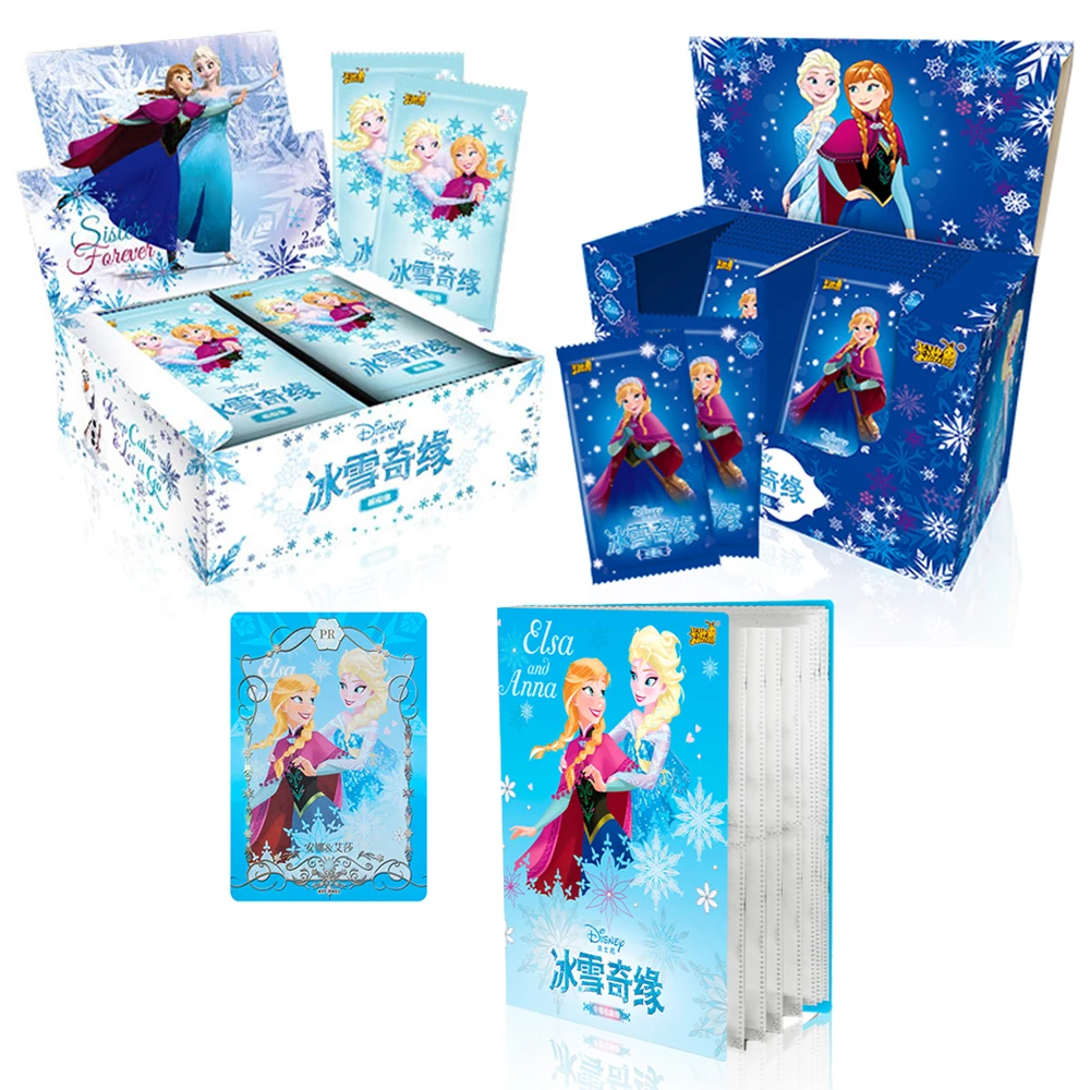 KAYOU Disney Frozen Anime Games of Cards Toys Party Boxes Paper Games Playing Kids Album Collection Children Gift Hobby 7-12y