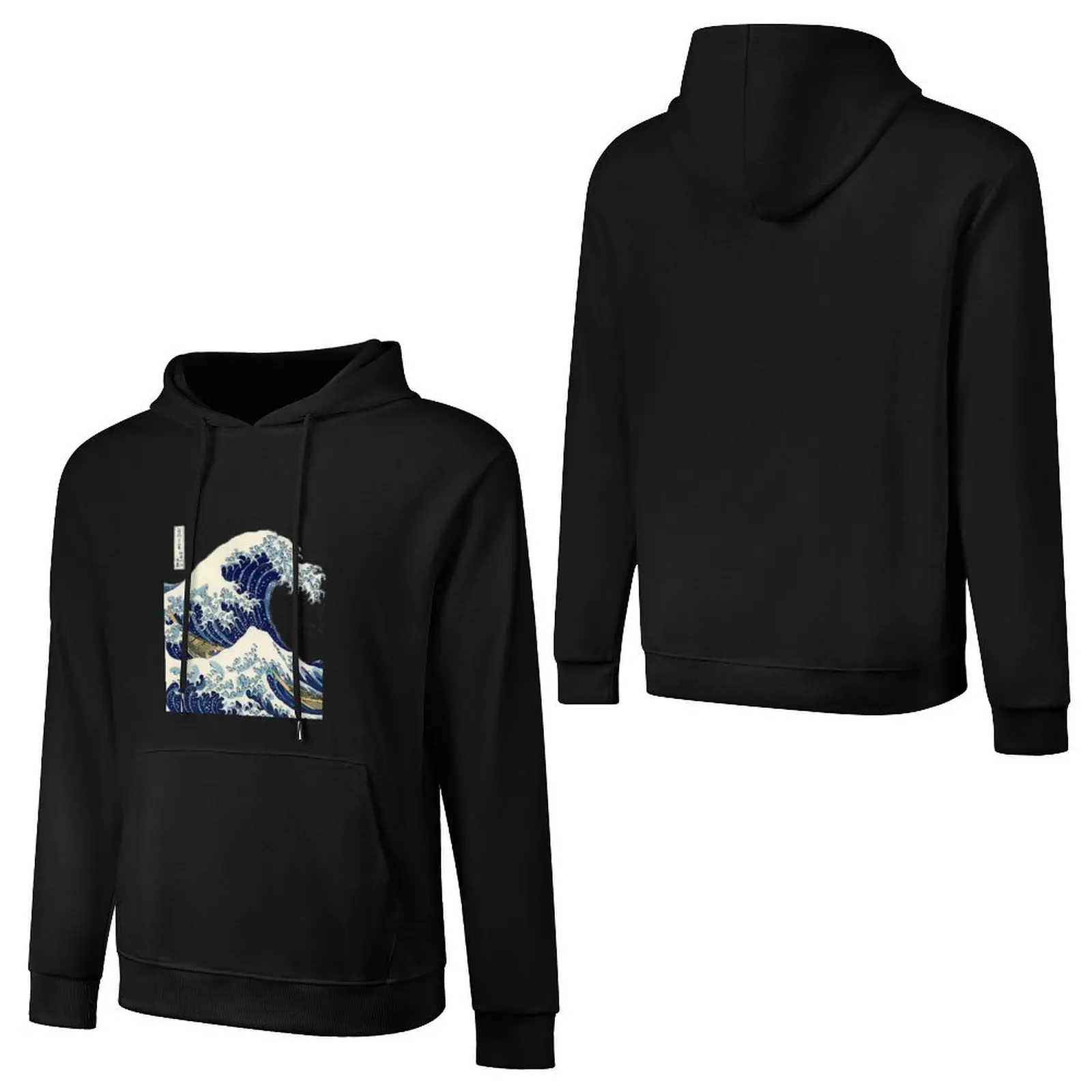 The Great Wave Off Kanagawa Transparante Pullover Hoodie herfst nieuwe producten heren wintertrui nieuw in hoodies en sweatshirts