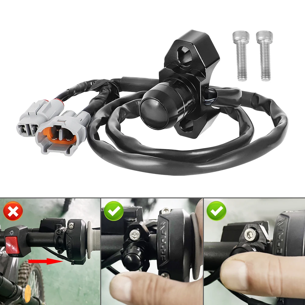 LED-Scheinwerfer-Licht und Plug&Play-Schalter-Set für Sur Ron Surron Bee X Segway X260, wasserdichter Off-Road-Fahrrad-Stirnlampenstecker