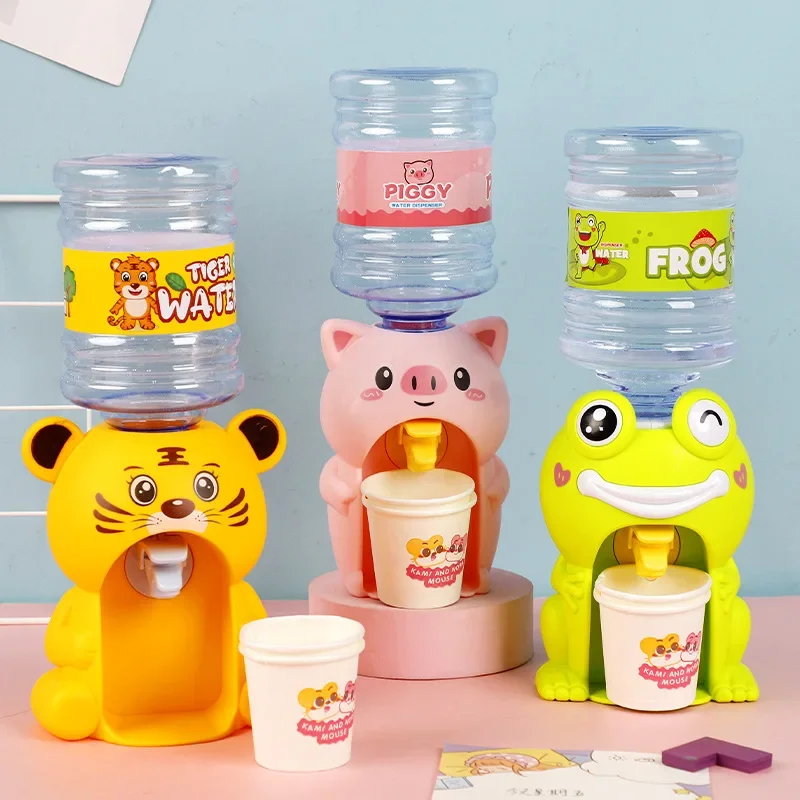 Children's Cartoon Water Dispenser Can Drink Water Boy and Girl Play House Kitchen Gift Boy and Girl Kindergarten Gift