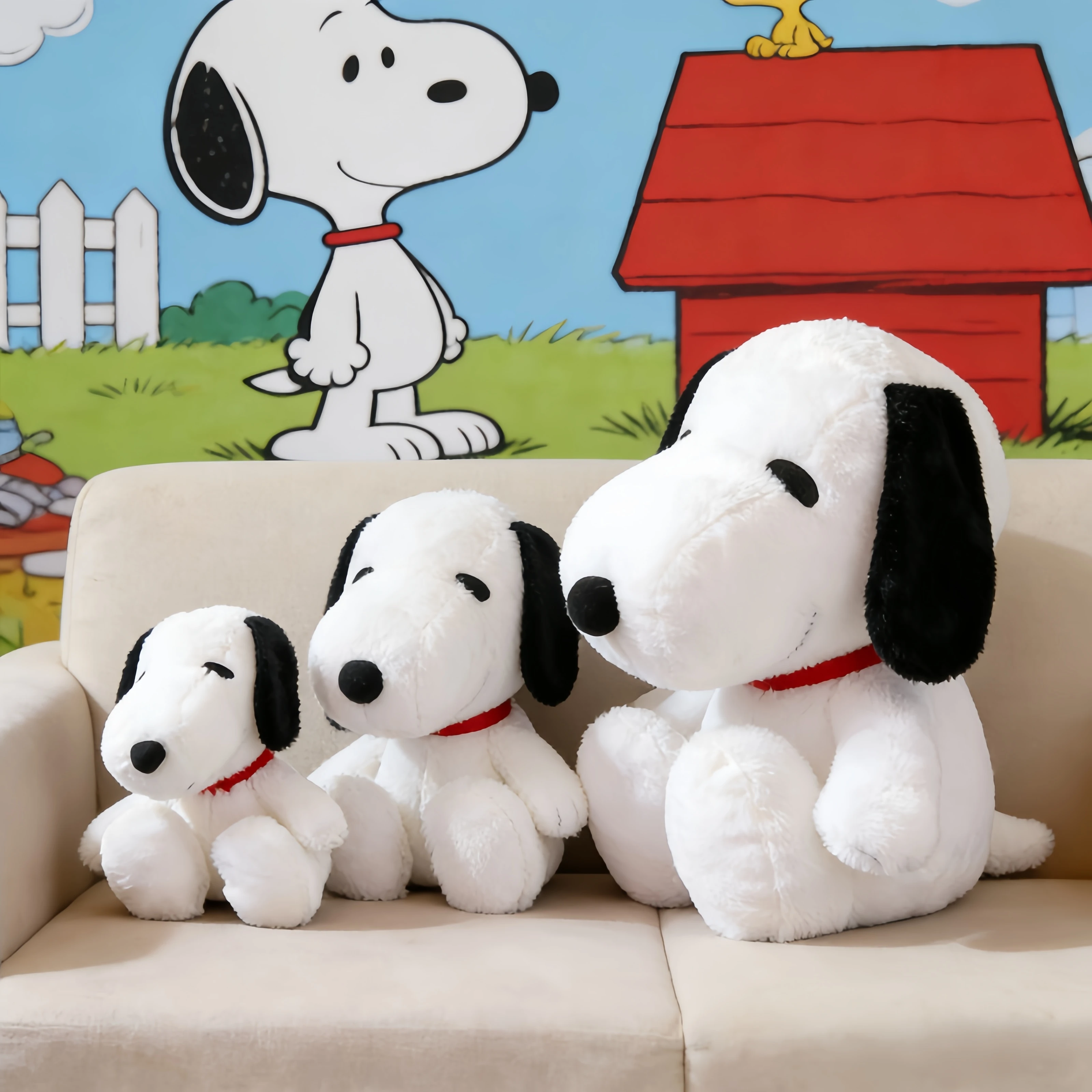 

46/60cm Snoopy Plush Toy Snoopy Peluche Stuffed Toys Cartoon Soft Doll Gift Cartoon Anime Comfortable Snoopy Plushies Doll Gift