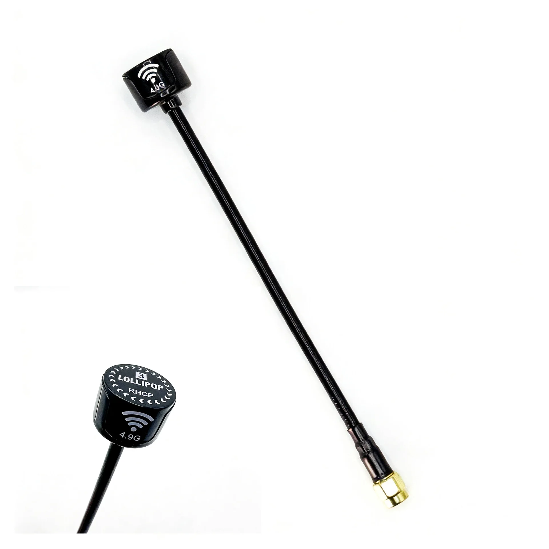 4.9GHz 3rd Generation Lollipop Antenna, High Gain Omnidirectional VTX Antenna for FPV Drone view 5
