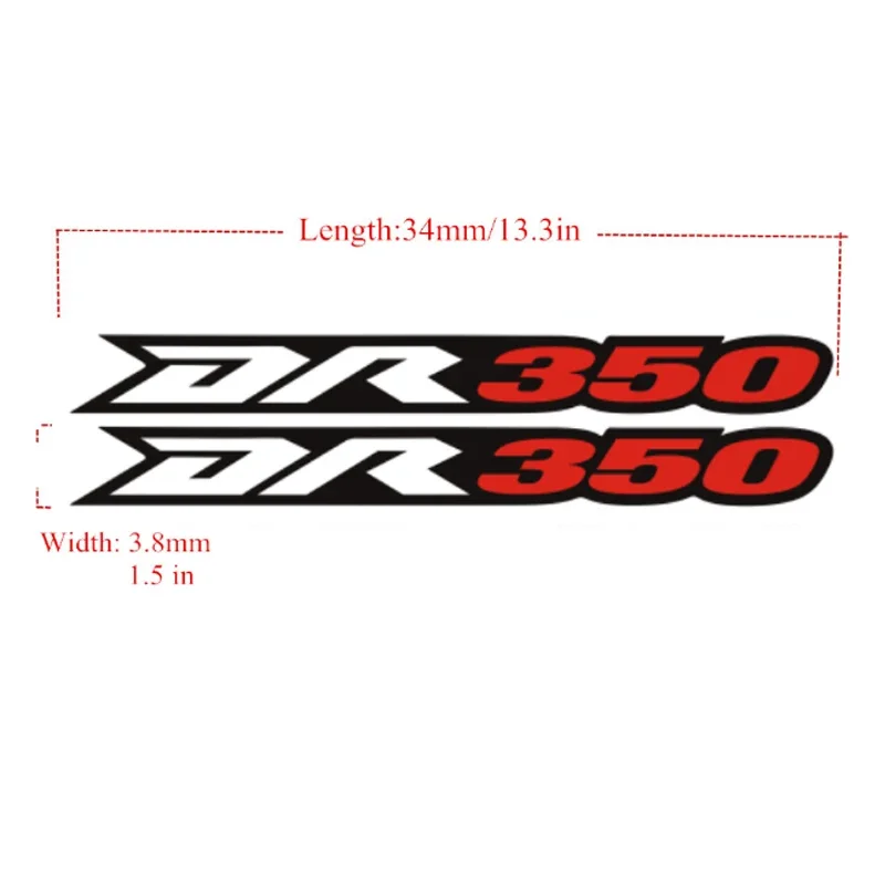 Swing Arm Chain Drive Shaft Air box Reflection Stickers Accessories Decals For Suzuki DR350 DR350R DR350SE DR 350 350R 350SE