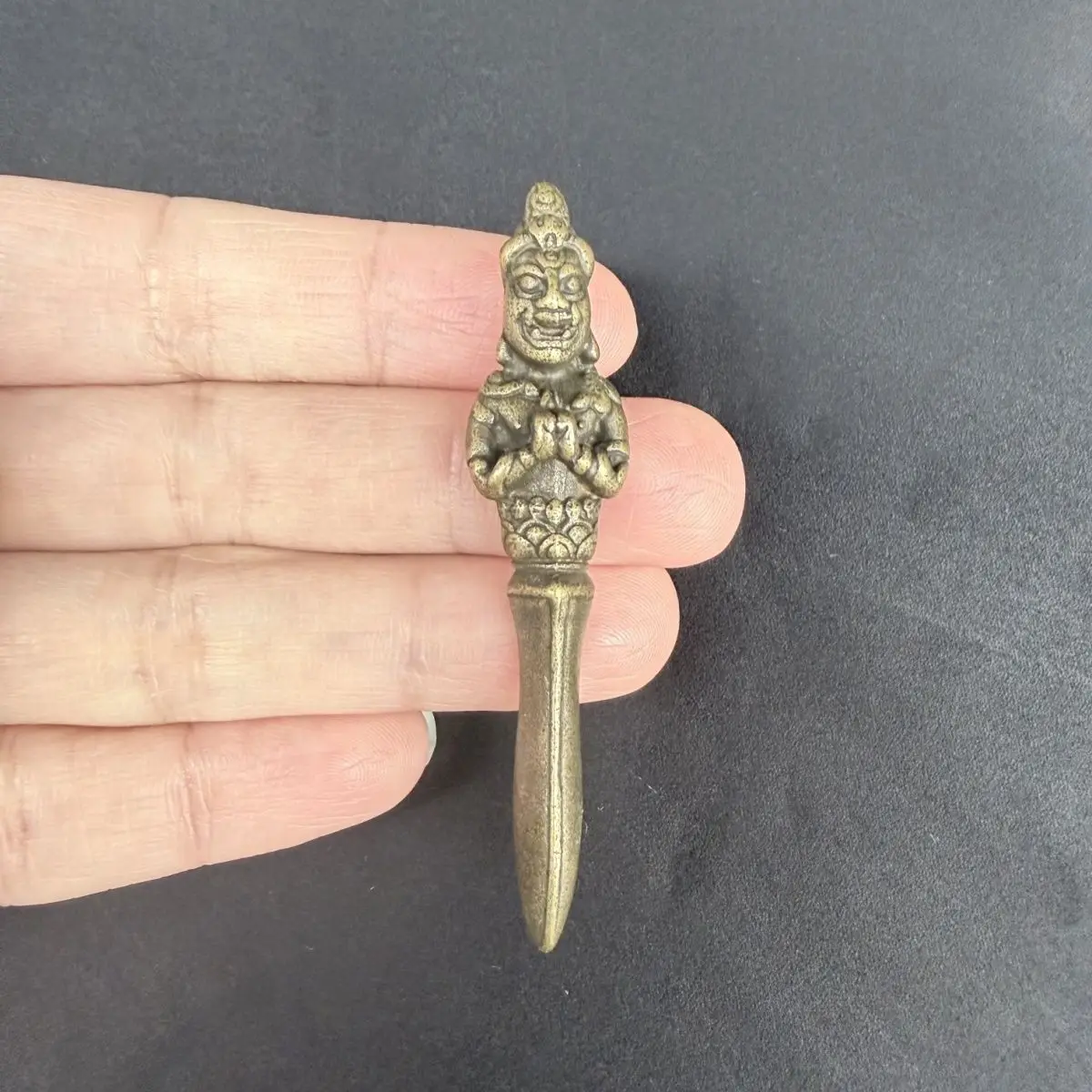 Tibet Tibetan Kila with Wrathful Deity Head Statues Figurines Ornaments Home Decoration gifts