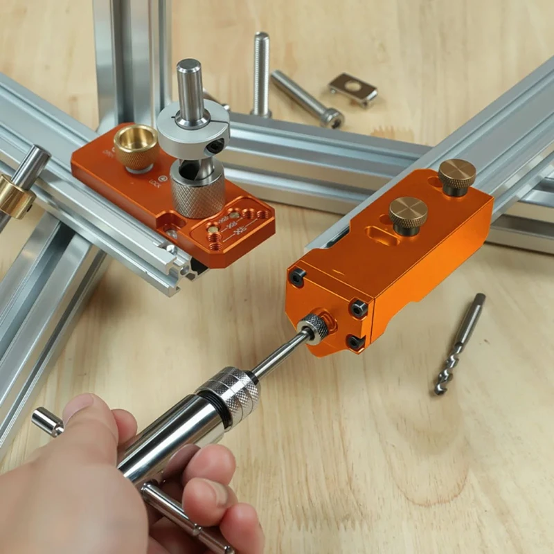 DIY Aluminum Tapping Positioner 20/30/40 Precision Tapping Assistant for Aluminum profiles