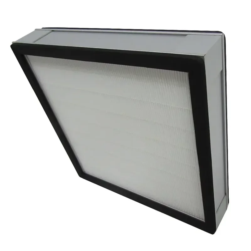 For Custom Size H13 H14 HEPA ULPA Final Filter High Performance Fiberglass Air Filter for New Cleanroom Conditions in HVAC