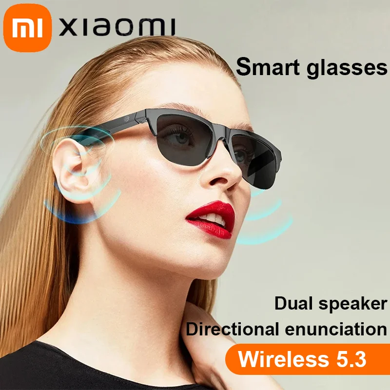 Xiaomi Smart Glasses Outdoor Sunglasses Bluetooth5.3 Call Outdoor Sports Headphones Waterproof Anti-UV Man Woman Sunglasses 2025