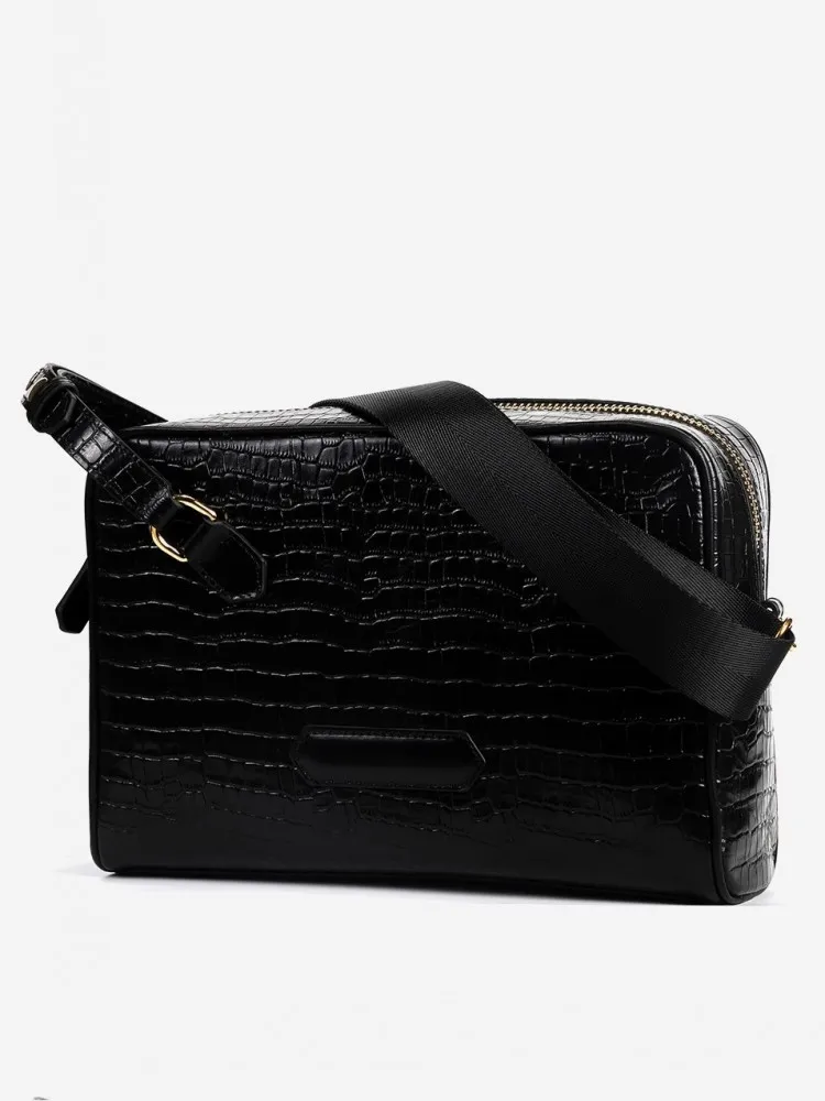 مصمم الرجال حمل Handabg سستة الأزياء عالية الجودة جلد البقر جلد طبيعي واحد الكتف وسادة حقيبة عارضة حقيبة ساع #2