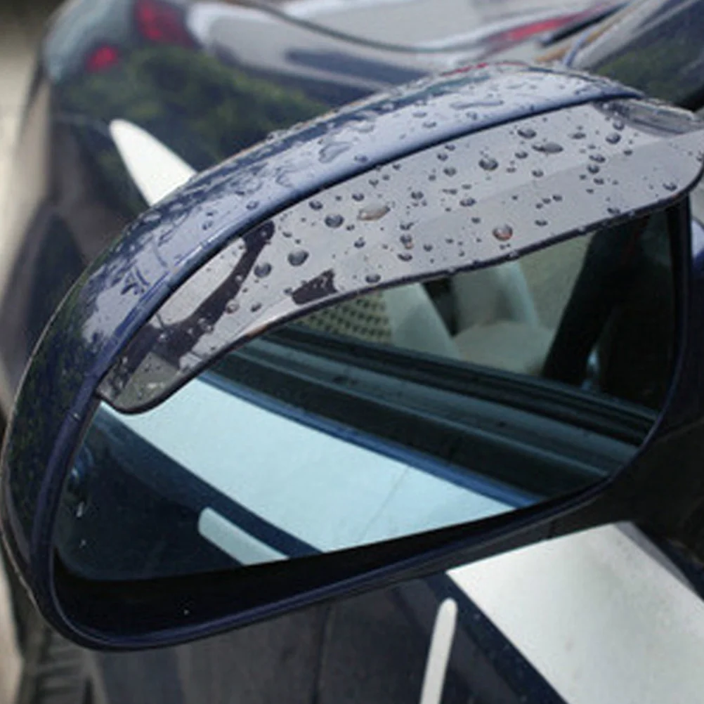 

Car Rearview Mirror Rain Visor Pvc Waterproof Rain Guard Side Mirrors Easy Install Flexible Durable Shading Dirt