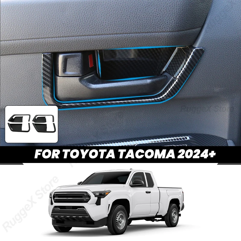 

For Toyota Tacoma 2024+ Car Inner Door Handle Bowl Cover 4PCS Door Decorative Trim Protector Interior Upgrade Car Accessories