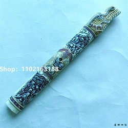 Exquisite Plastic Mateial Tsuka Hilt Handle For Real Japan Japanese Samurai Katana Sword Fittings New Carved Dragon Theme