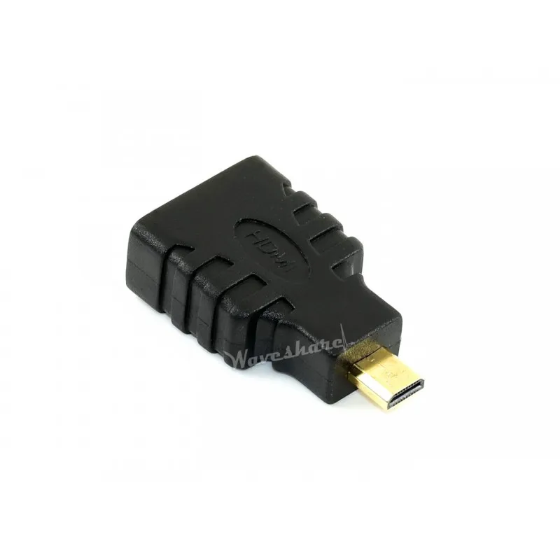 Adapter Waveshare HDMI żeński na Micro HDMI męski, odpowiedni dla Raspberry Pi 4B