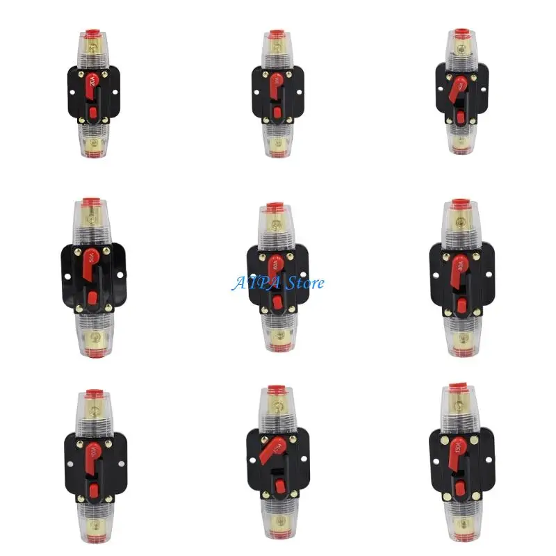

U13C Motorcycle And Car Stereo Power Fuses Block Featuring Auto Trip Technology And Heavy Duty Component