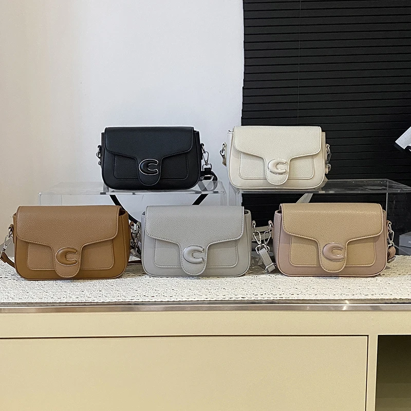 

Stylish Messenger Purse For Business Leisure With Trendy Design And Letter Logo Vintage Bag