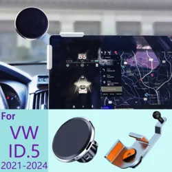 Special Car Phone Holder for Volkswagen ID5 ID.5 Display Screen Fixed Base Magnetic Suction Stand Magnetic Cell Phone Mount GPS