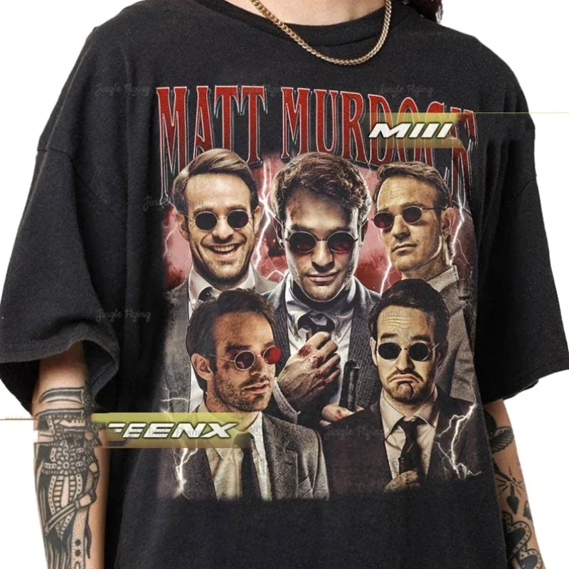 Limited Matt Murdock Daredevil Vintage Hippie Hipster Shirt Tshirts For Men Luxury