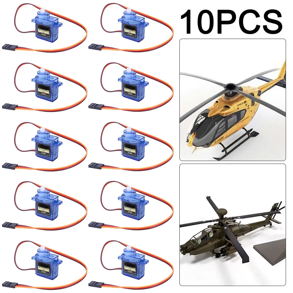 

10-100Pcs SG90 9G Micro Digital Servo Motor Fixed-Wing Miniature Servo Motor 180/360 Degrees for RC Helicopter Aircraft Airplane