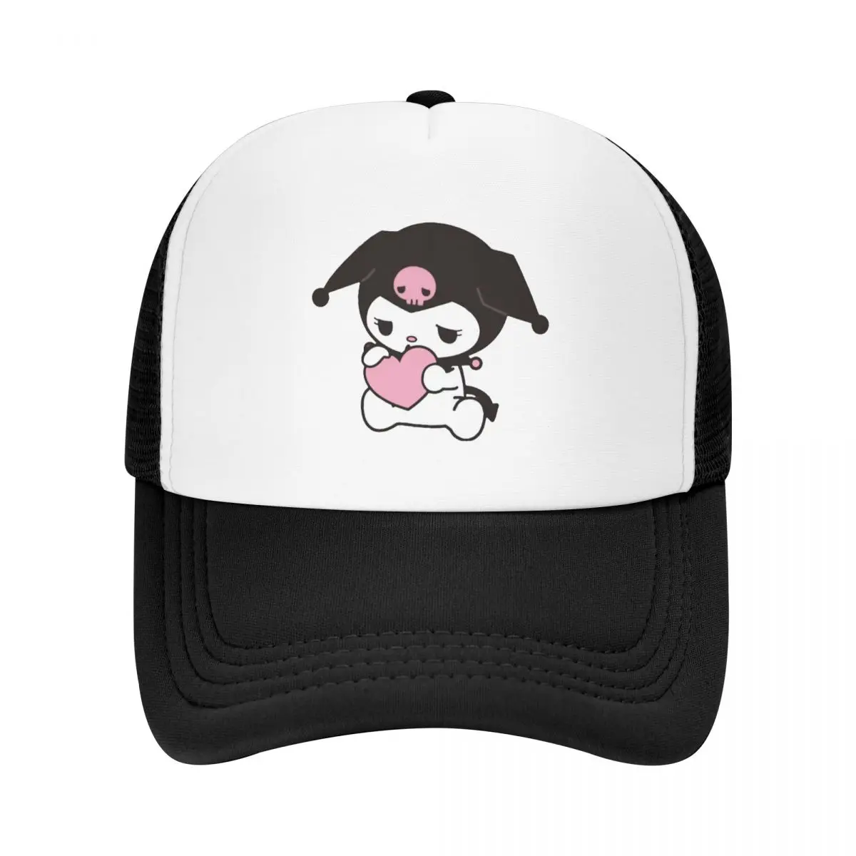 NOWE czapki unisex Kuromi Pfp Mesh czapka z daszkiem Casual tata kapelusz czapki typu Trucker