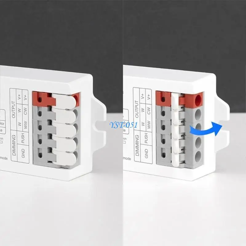 

E15A 2 in 1 LED Strips Controller Brightness and Color Temperature Controller