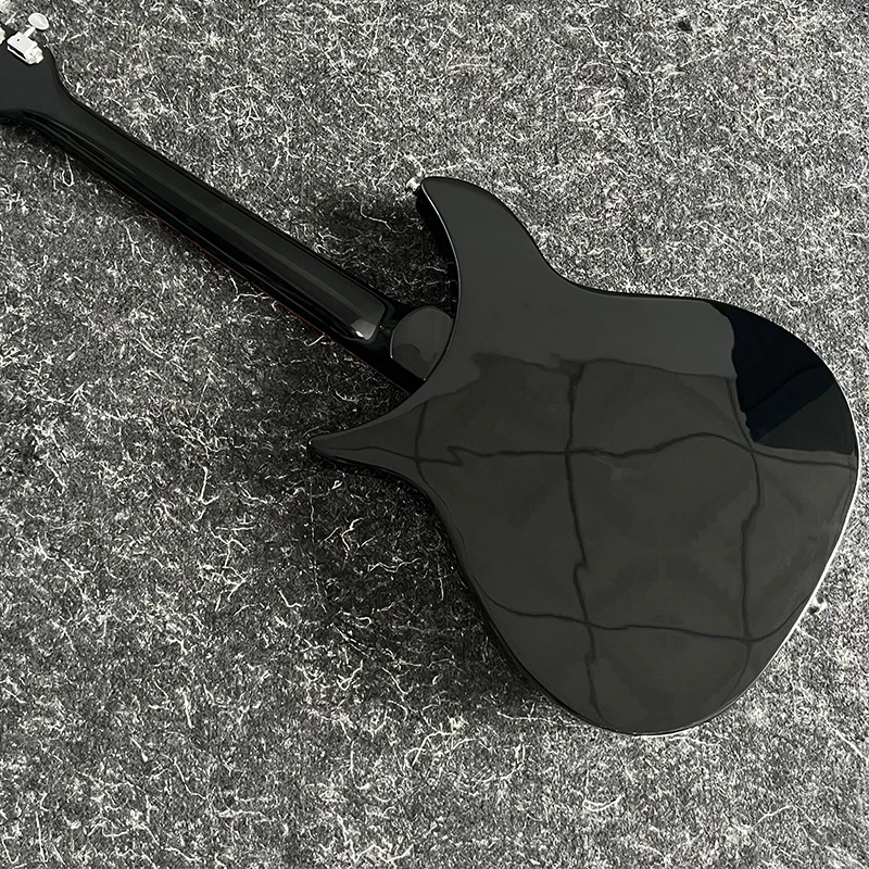 جيتار كهربائي صغير بعصا التحكم KGD، أسود 325، التقاطات H-H-H، مستودع محلي، جيتار كهربائي صوتي، شحن مجاني #6