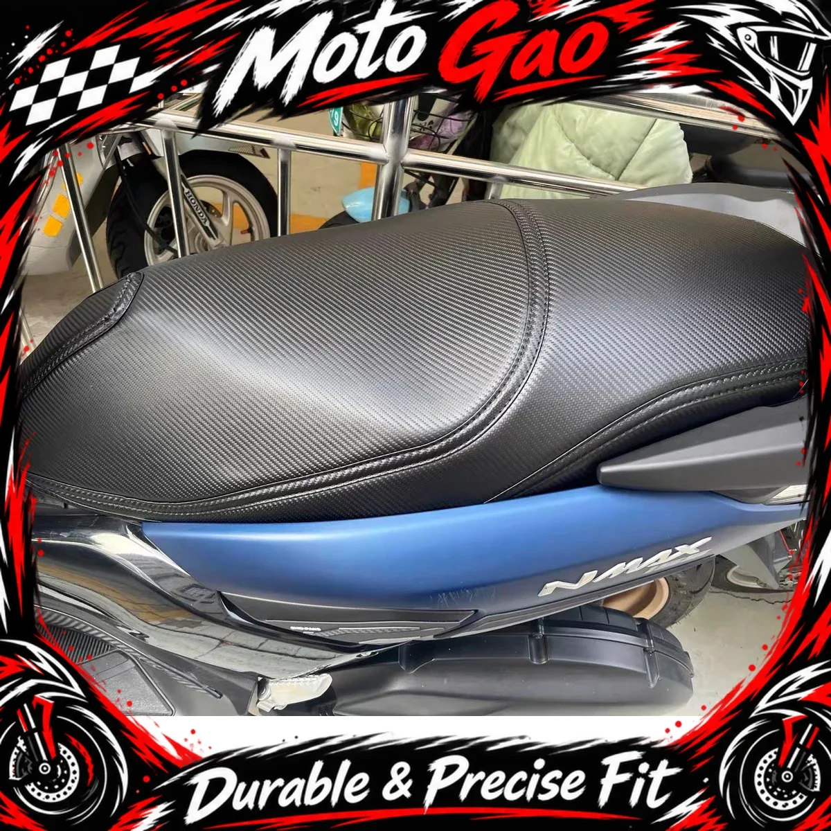 【Precise Fit】Motorcycle accessory wear-resistant upgraded seat cover Fit For YAMAHA NMAX-155 NMAX155