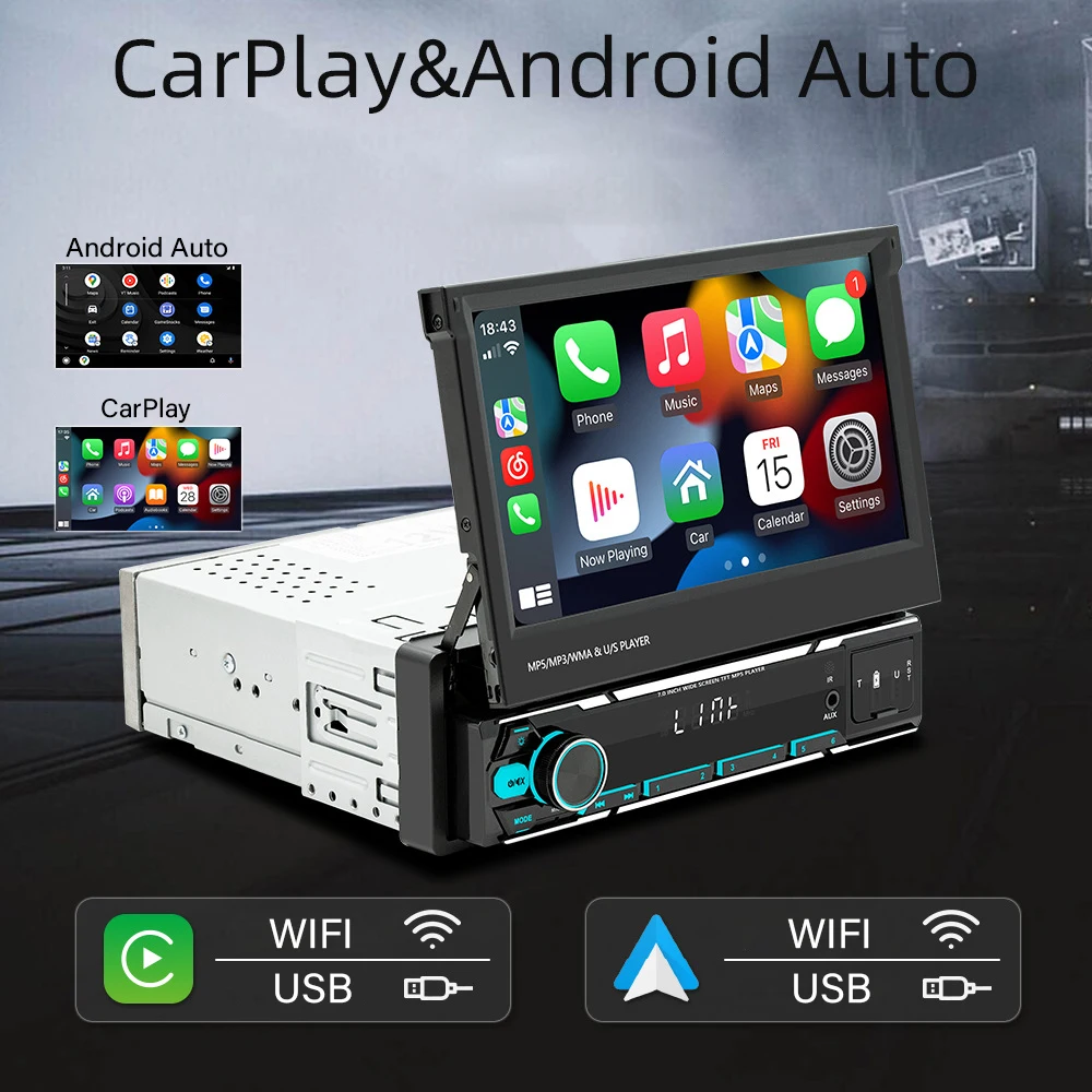 

Android 10,0 Q Single 1 Din 7-дюймовый автомобильный DVD-плеер стерео FM/AM радио Mirror Link 4G CAM-IN USB GPS навигация