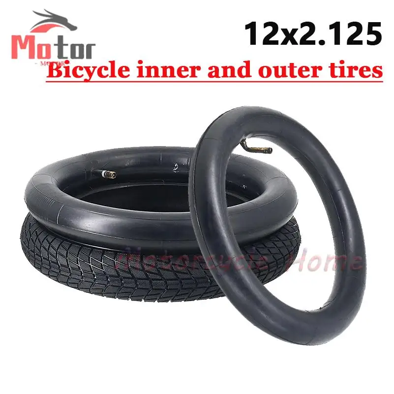 12 Inch Tires 12x2.125 Suitable for Electric Scooters, City Bicycles, Baby Strollers, External Tires Suitable for Various Gases
