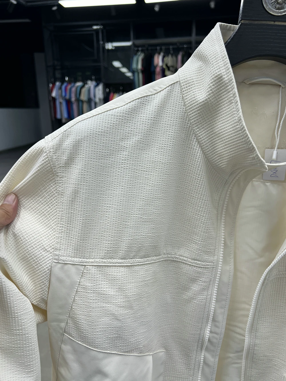 Simple  Color Short Jacket Dad Style Casual Wear Zipper Closure Stand Collar Chinese Manufacturer Spring 2025 Release