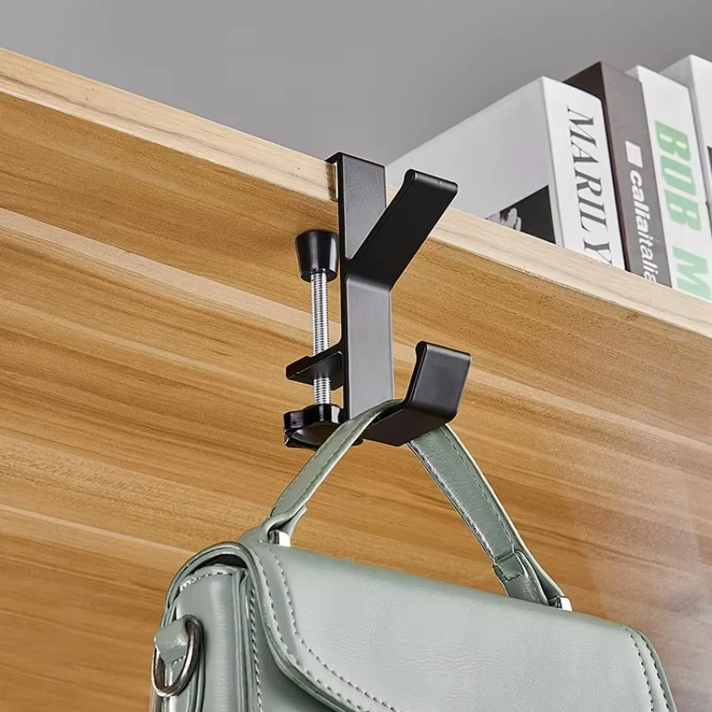 Desk Edge Hook Multi Functional Headphones Stand Table Side Hanging Storage Rack For Gaming Headset Bag Universal Metal Holder